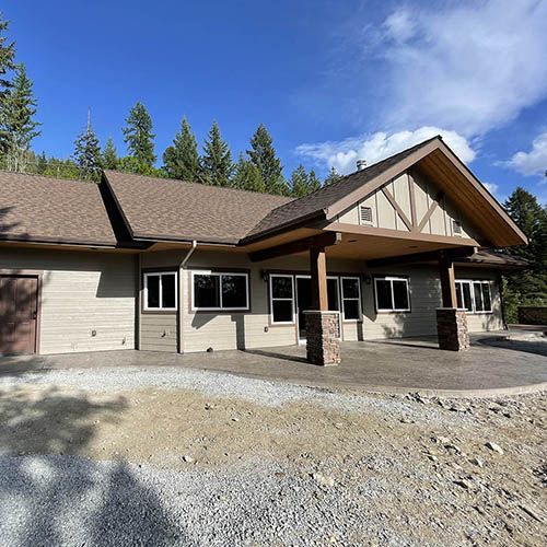 Pack River Confluence View Home by Sandpoint Builders inc., a custom luxury home builder in North Idaho.