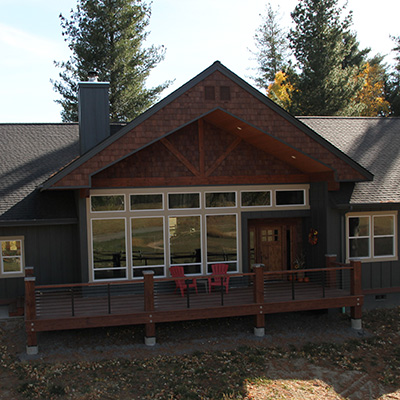 Selle Valley Home custom built by Sandpoint Builders inc., a custom luxury home builder in North Idaho.